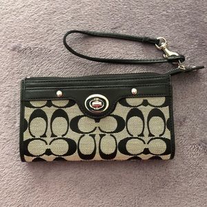 Coach wallet wristlet turnlock penelope 45671